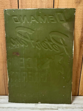Demand Peter Pan Ice Cream SST Embossed Sign