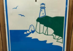Scenic Highway Fundy Coastal Drive SST Lighthouse Ocean Canadian Sign