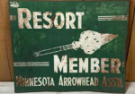 Minnesota Arrowhead Association Resort Member DST Sign