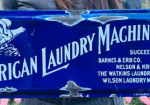 American Laundry Machinery Co SSP Cobalt Blue Sign