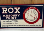 Rox Masonry Paint Masonite Sign