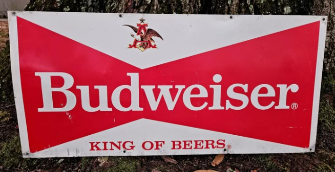 Budweiser King of Beers SST Sign