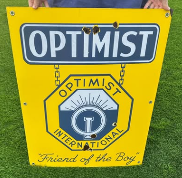 Optimist International Friend of the Boy SSP Sign
