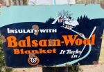 Balsam-Wool Blanket Insulation SSP Sign
