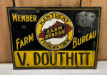 Kentucky Farm Bureau Member V. Douthitt SST Embossed Sign