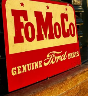 FoMoCo Genuine Ford Parts DST Sign