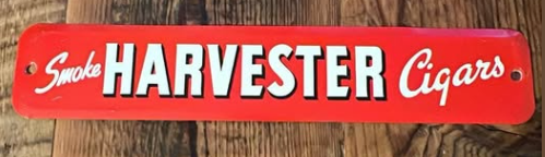 Smoke Harvester Cigars SST Sign