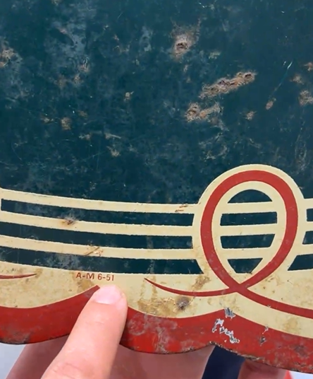 Coble Ice Cream Oval Die-Cut DST Sign