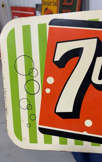 7Up DST Flange Sign