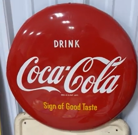 Coca-Cola Serve Coke at Home Six-Pack SST Pilaster Sign