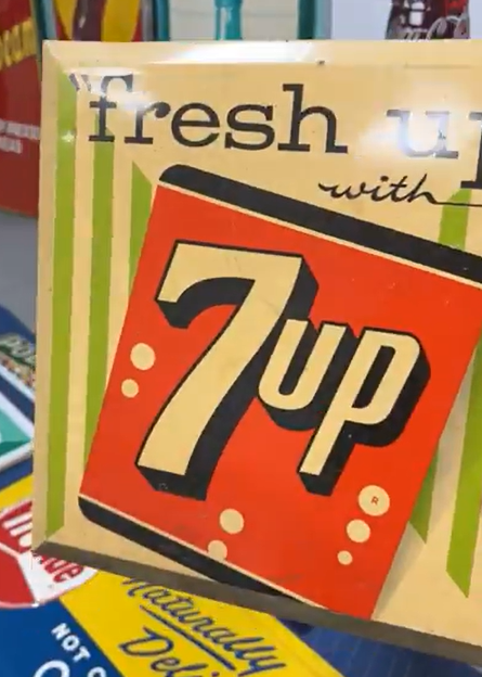 Fresh Up with 7Up TOC Easel-Back Sign