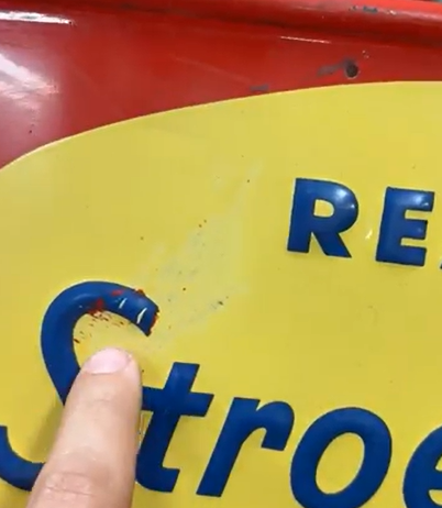 Stroehmann’s Sunbeam Bread SST Embossed Sign