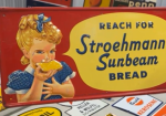 Stroehmann’s Sunbeam Bread SST Embossed Sign