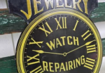 Jewelry & Watch Repairing DSP Die-Cut Sign