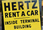 Hertz Rent A Car Inside Terminal Building SSP Sign