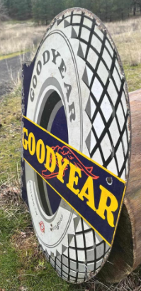 Good Year Tires Die Cut DSP Flange Sign