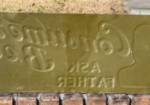 “Ask Father” Consumers Beer Co Embossed SST Sign