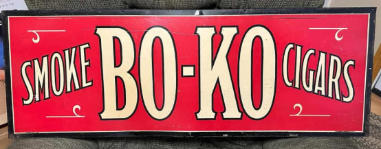 Smoke Bo-Ko Cigars Kemper Thomas Sign