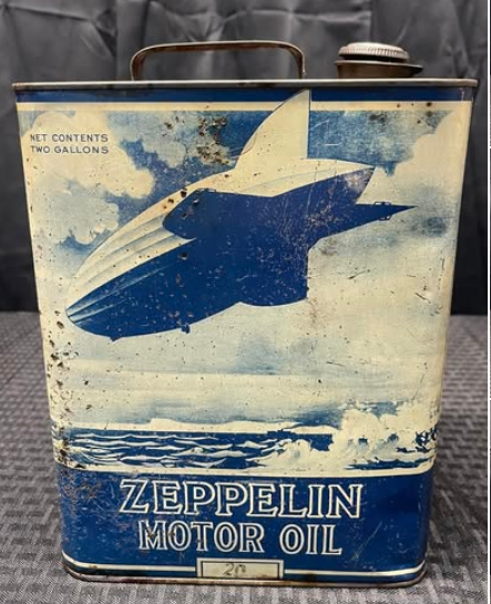 Zepplin Motor Oil SST Two Gallon Can