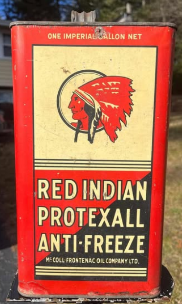 Red Indian Protexall Anti-Freeze SST Imperial Gallon Can