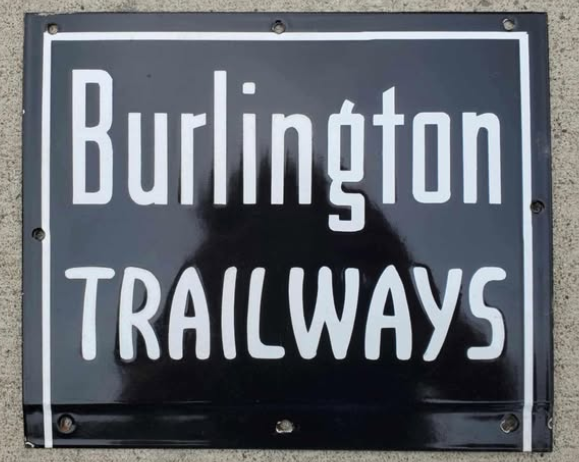 Burlington Trailways SSP Sign