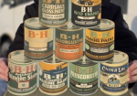 Brandram Henderson Paints & Varnishes Die Cut Cardboard Litho Sign