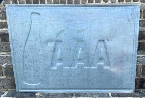 Triple AAA Root Beer Embossed SST Sign