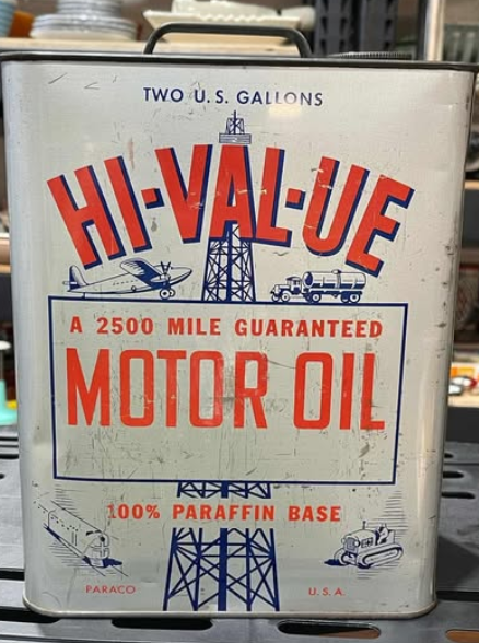 Hi Value Motor Oil SST Two Gallon Can