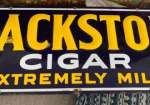 Blackstone Extremely Mild Cigar Embossed SSP Sign