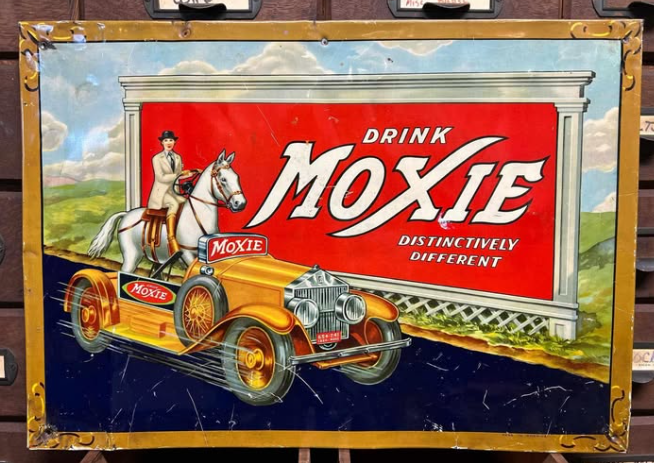 Drink Moxie Soda TOC Sign