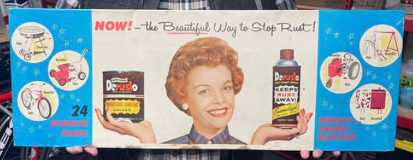Derusto DST Rust Remover Sign