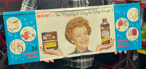 Derusto DST Rust Remover Sign