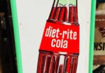 Diet Rite Sugar Free Cola Vertical SST Embossed Sign