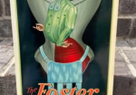 Foster Hose Supporters Celluloid over Cardboard Sign
