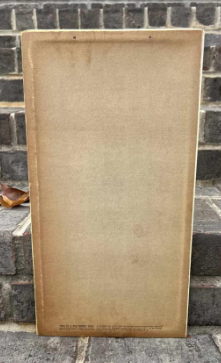 Foster Hose Supporters Celluloid over Cardboard Sign