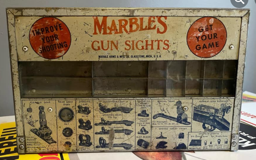 Marbles Gun Sites MFG Co. Countertop Display