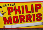 Call For Phillip Morris Embossed SST Sign