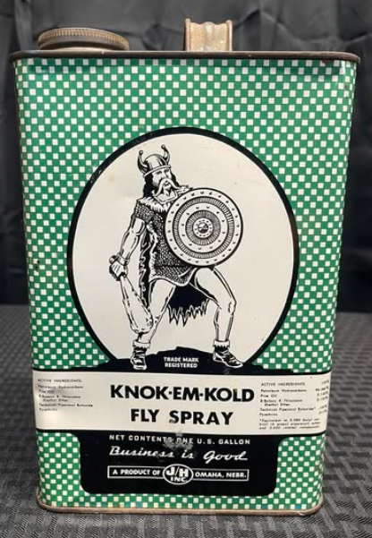 “Knok Em Kold” Nourse SST One Gallon Fly Spray Can