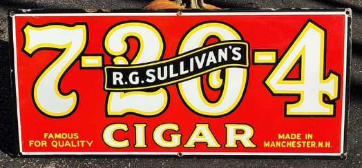 R.G. Sullivan’s 7-20-4 SSP Sign