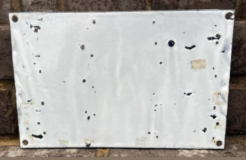 Keep Smiling Red Plastic Tile Roofing SSP Sign