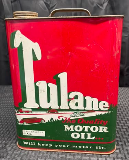 Tulane Motor Oil SST Two Gallon Can