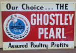 The Ghostly Pearl Assured Poultry Profits Embossed SST Sign