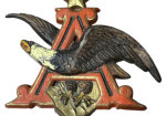 Anheuser Busch Beer Molded Plastic Eagle Sign