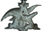 Anheuser Busch Beer Molded Plastic Eagle Sign