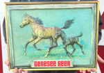 Genesee Beer Running Horses Shadow Box Light Up Sign