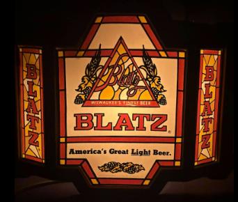 Blatz Beer Light Up Sign
