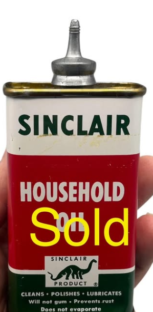 Sinclair Household Oil Oiler Can