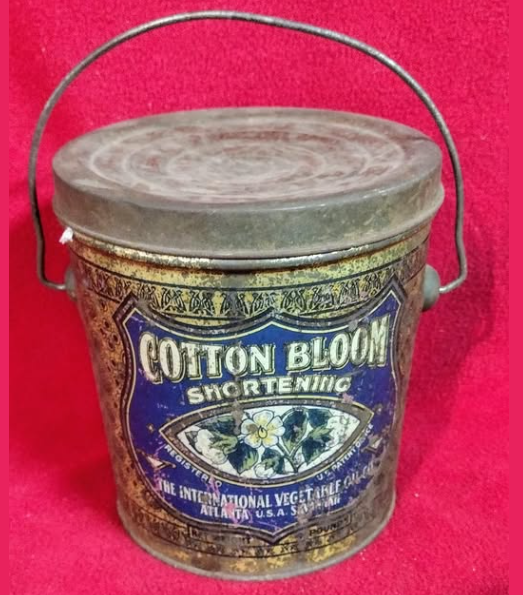Cotton Bloom Shortening Lard SST 4 Pound Can