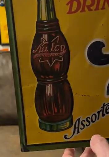 Nu Icy Flavors You Can’t Forget SST Embossed Sign