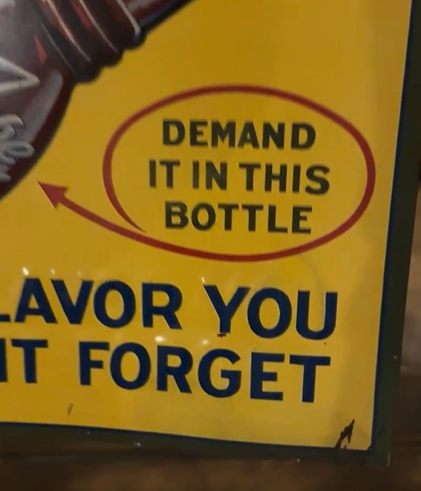 Drink NuGrape a Flavor You Can’t Forget SST Embossed Sign